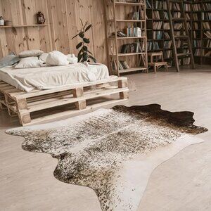 Faux cowhide rug 3 x 4feet